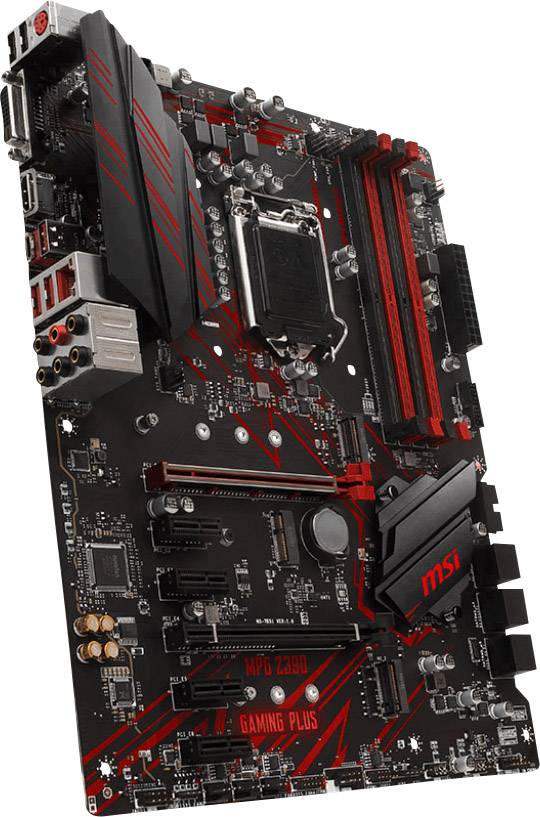 MSI Gaming MPG Z390 GAMING PLUS Mainboard Sockel (PC) Intel® 1151v2 Formfaktor (Details) ATX Mainboard-Chipsatz Intel® Z390