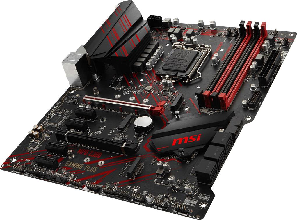 MSI Gaming MPG Z390 GAMING PLUS Mainboard Sockel (PC) Intel® 1151v2 Formfaktor (Details) ATX Mainboard-Chipsatz Intel® Z390