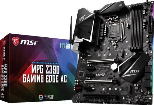 MSI Gaming MPG Z390 GAMING EDGE AC Mainboard Sockel Intel® 1151v2 Formfaktor ATX Mainboard-Chipsatz