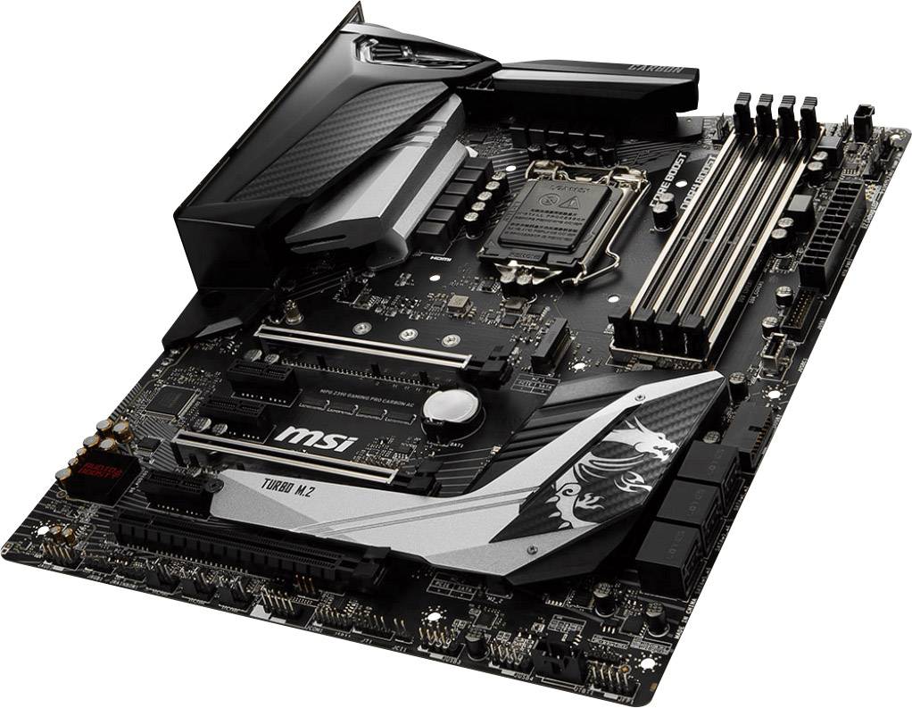 MSI Gaming MPG Z390 GAMING PRO CARBON AC Mainboard Sockel Intel® 1151v2 Formfaktor ATX Mainboard-Chipsatz Intel® Z390