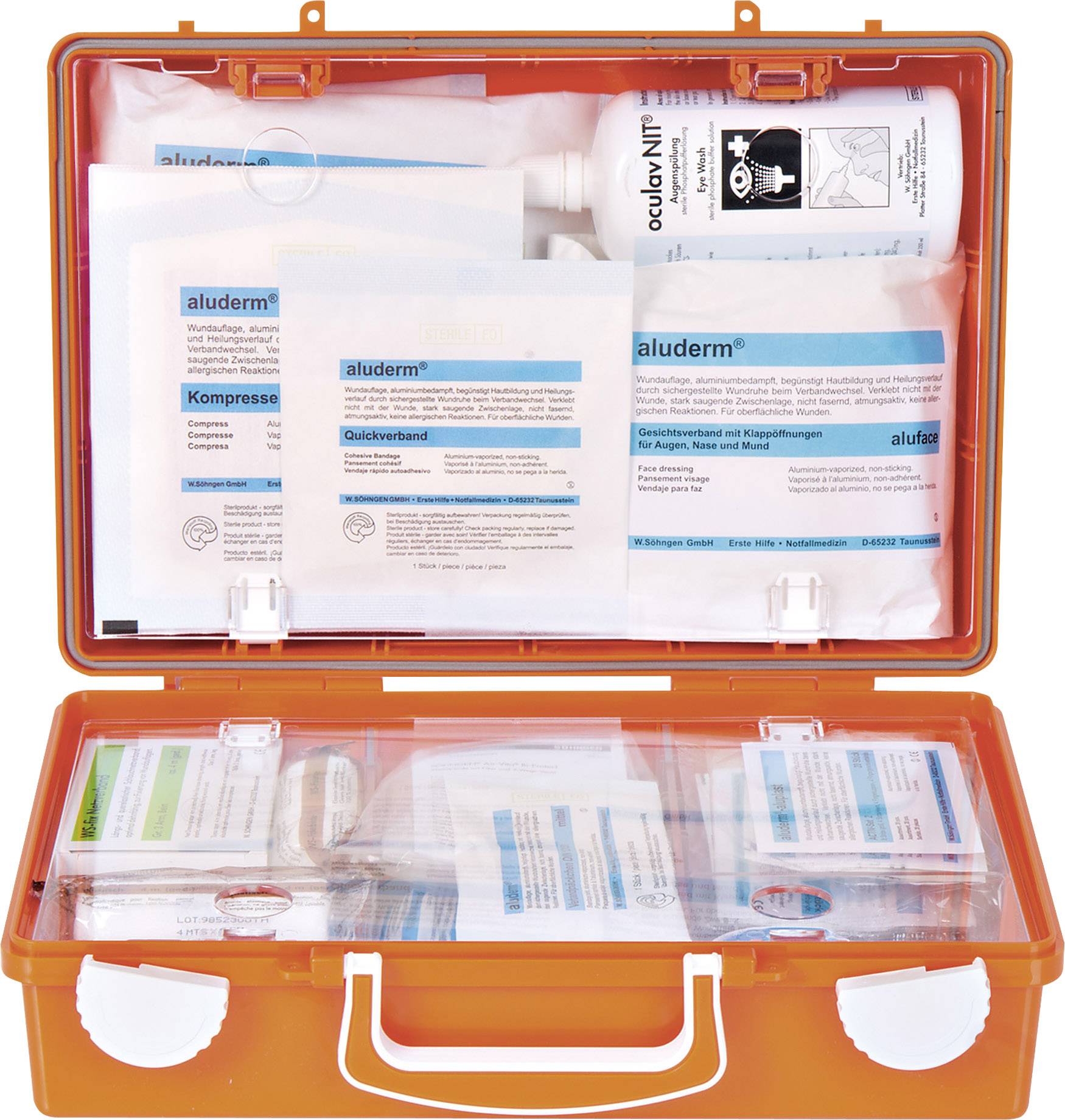 Söhngen 0350108 Erste Hilfe Koffer 310 x 130 x 210 Orange