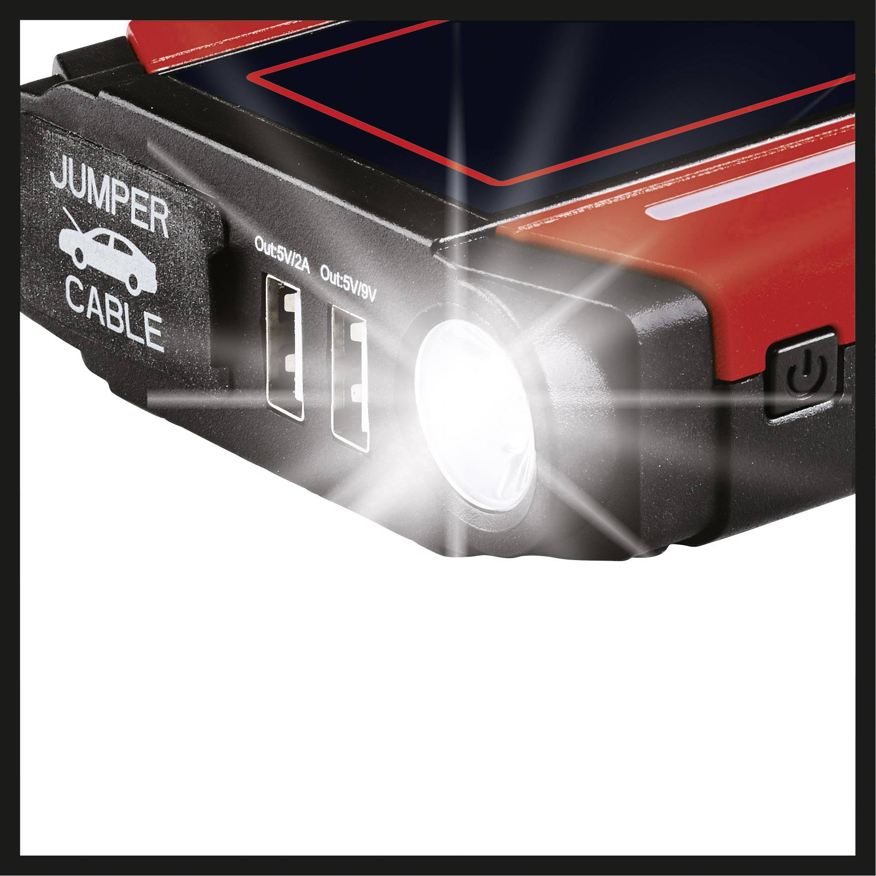 Einhell Schnellstartsystem CE-JS 18 1091531 Starthilfestrom (12 V)=300A USB-Steckdose 2x, Ladezustandsanzeige