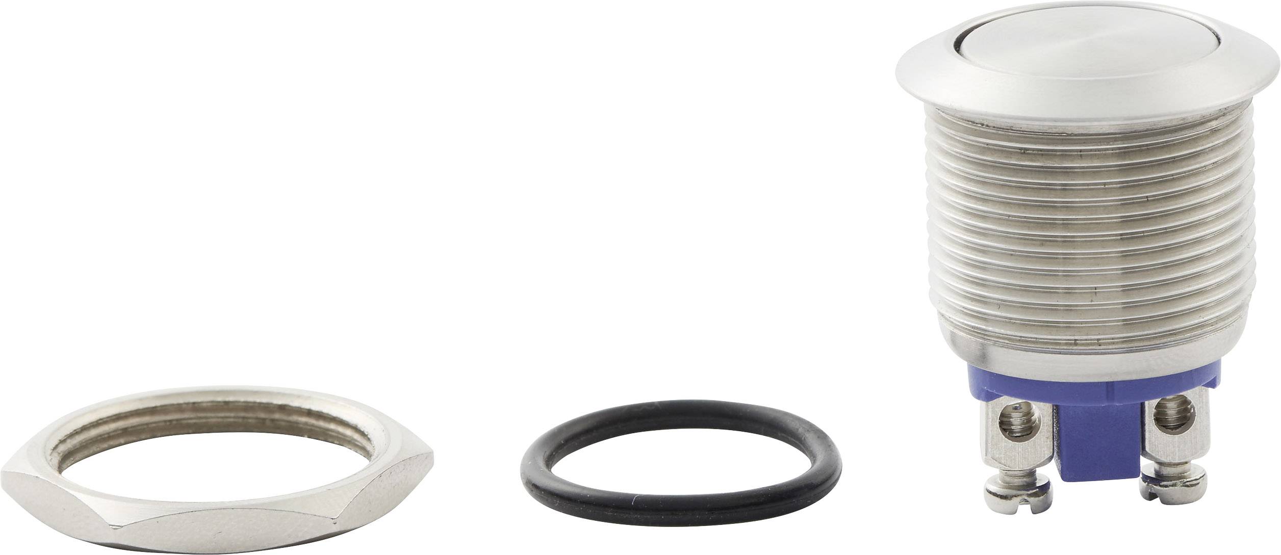 Heidemann 70524 Klingeltaster 1fach Edelstahl 48V AC/2A