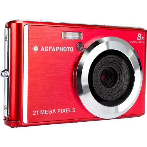 AgfaPhoto DC5200 Appareil photo numérique 21 Mill. pixel rouge, argent