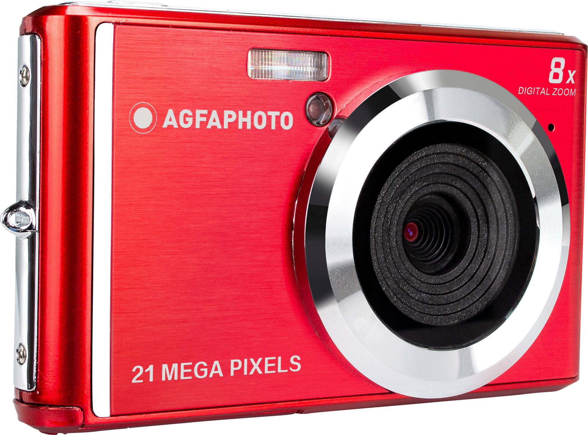 AgfaPhoto DC5200 Digitalkamera 21 Megapixel Opt. Zoom: 0 x Rot, Silber Integrierter Akku, mit eingebautem Blitz