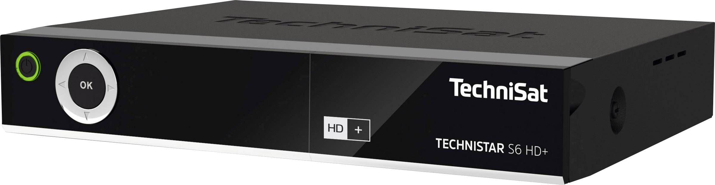 TechniSat TECHNISTAR S6 HD+ HD-SAT-Receiver inklusive HD+ Karte, Aufnahmefunktion, CI+ Schacht, Conax-Entschlüsselung, Kartenleser, LAN-fähig Anzahl