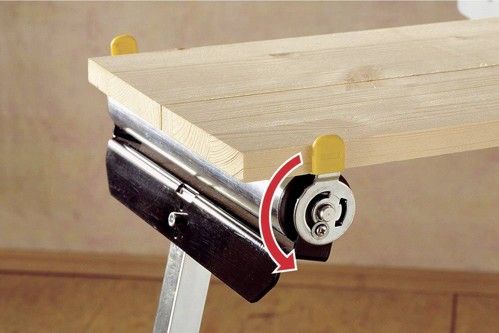 Wolfcraft 6119973 Rollenbock höhenverstellbar, klappbar 60kg 3.9kg 1St.