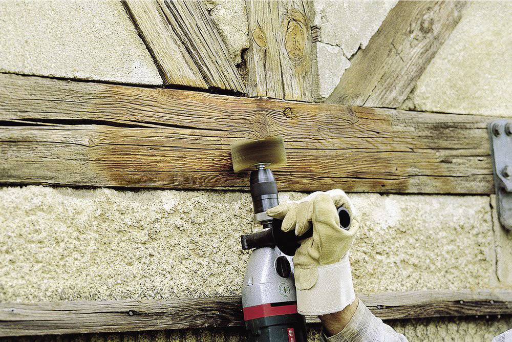 Wolfcraft 2265000 Holz-Struktur-Bürste Durchmesser 80 mm 1 St.