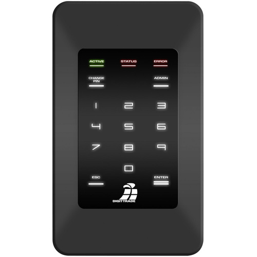 Digittrade HS256S High Security 1TB Externe SSD USB 2.0, FireWire 800 Schwarz DG-HS256S-1000SSD