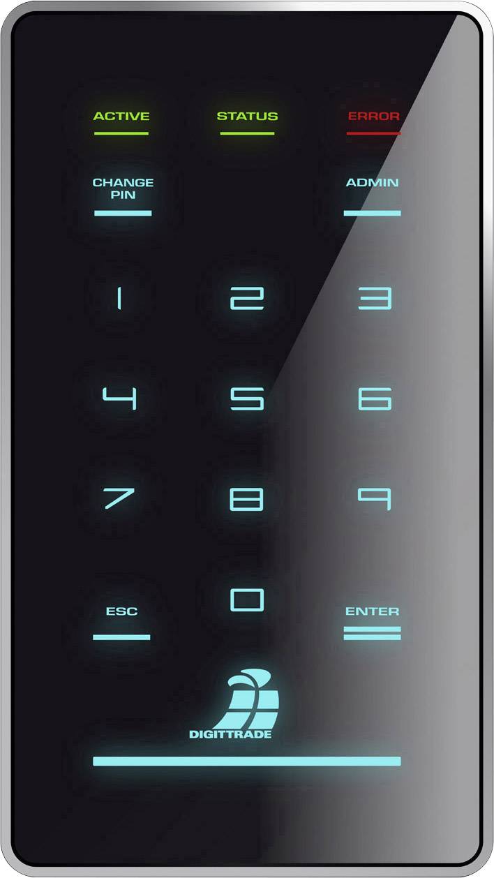 Digittrade HS256 S3 High Security 2TB Externe SSD USB 3.2 Gen 1 (USB 3.0) Schwarz DG-HS256S3-2TBS