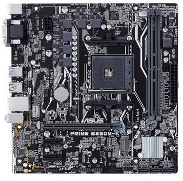 Asus PRIME B350M-K Mainboard Sockel AMD AM4 Formfaktor Micro-ATX Mainboard-Chipsatz AMD® B350