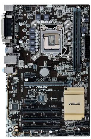 Asus H110-PLUS LGA1151 Mainboard Mainboard Sockel Intel® 1151 Formfaktor ATX Mainboard-Chipsatz Intel® H110