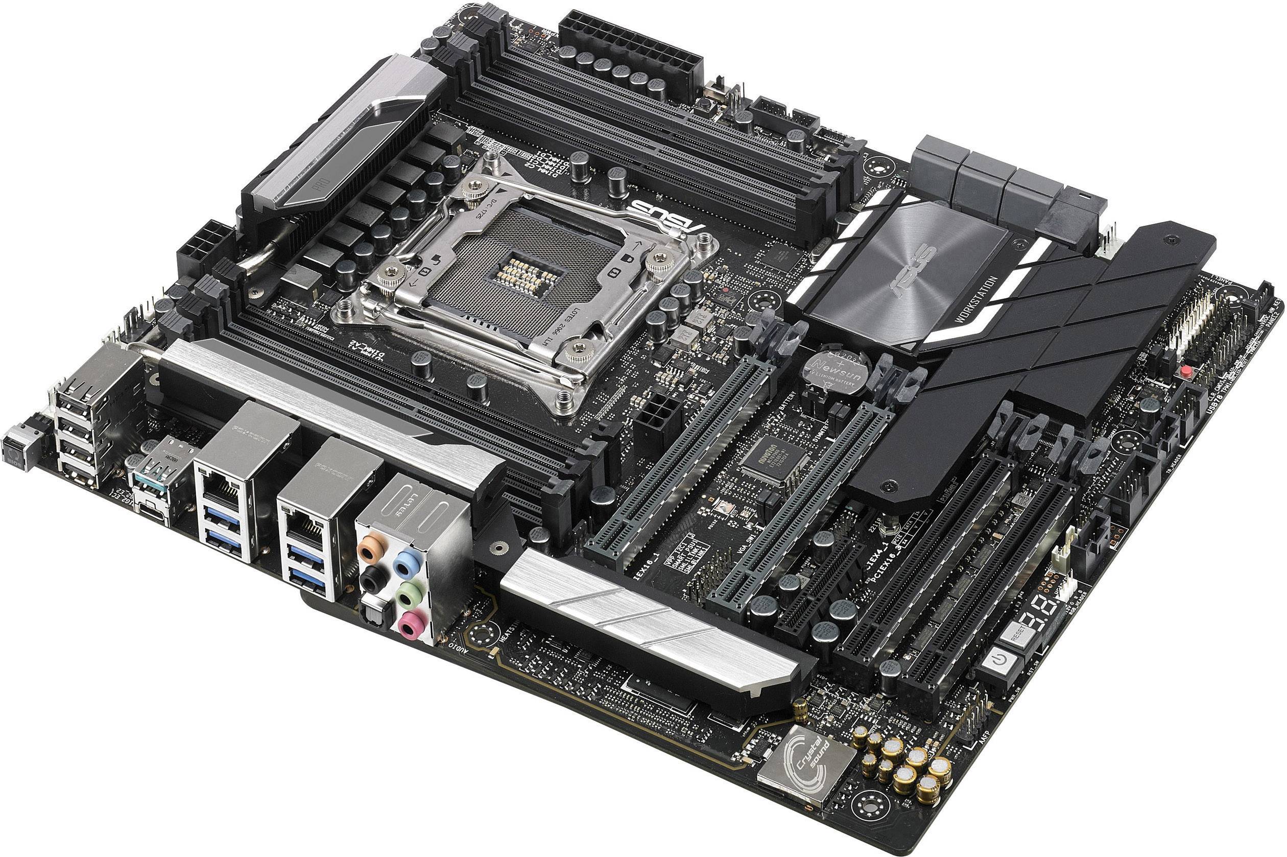 Asus WS C422 PRO/SE Mainboard Sockel (PC) Intel® LGA 2066 Formfaktor (Details) ATX Mainboard-Chipsatz Intel® C422
