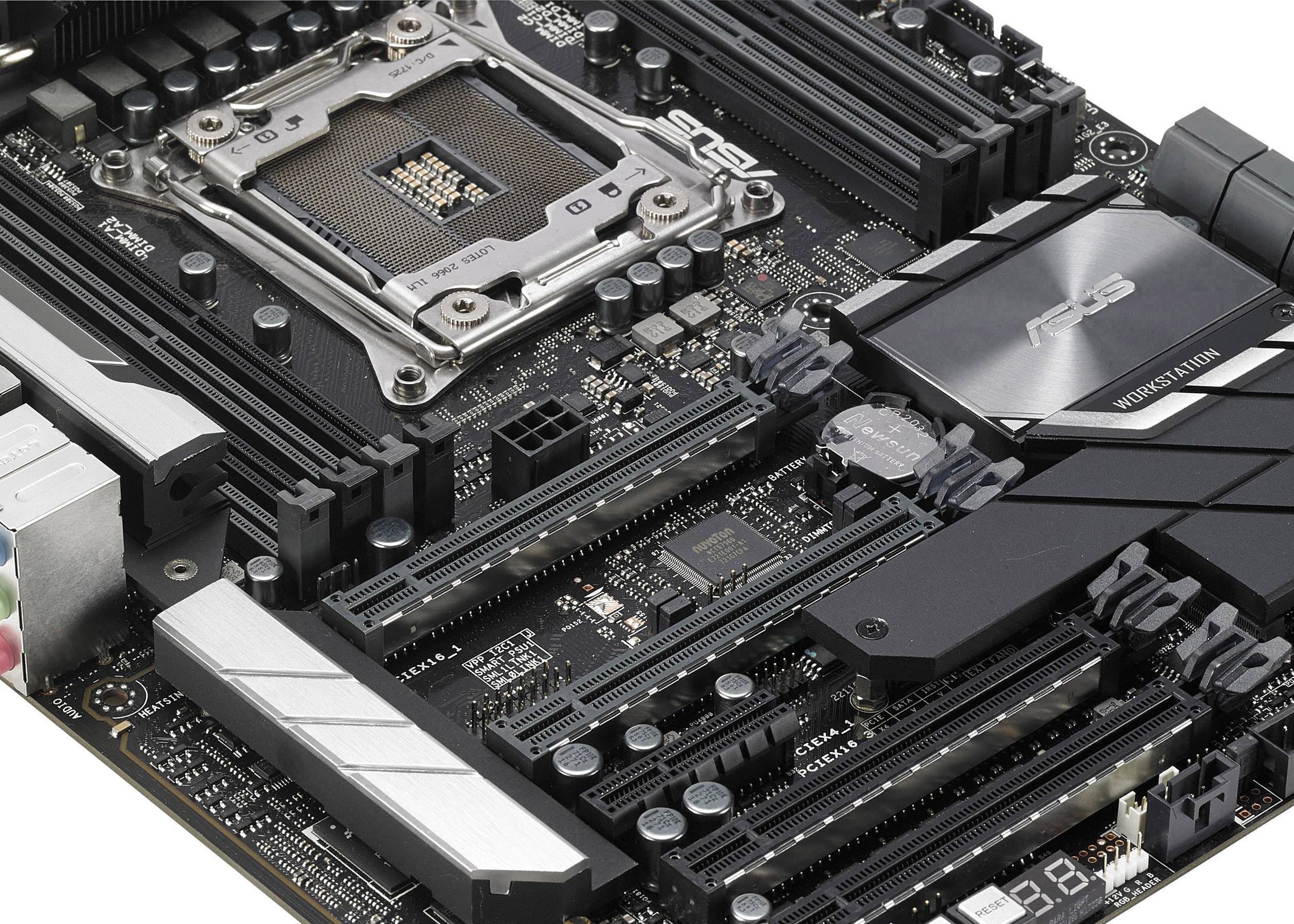Asus WS C422 PRO/SE Mainboard Sockel (PC) Intel® LGA 2066 Formfaktor (Details) ATX Mainboard-Chipsatz Intel® C422