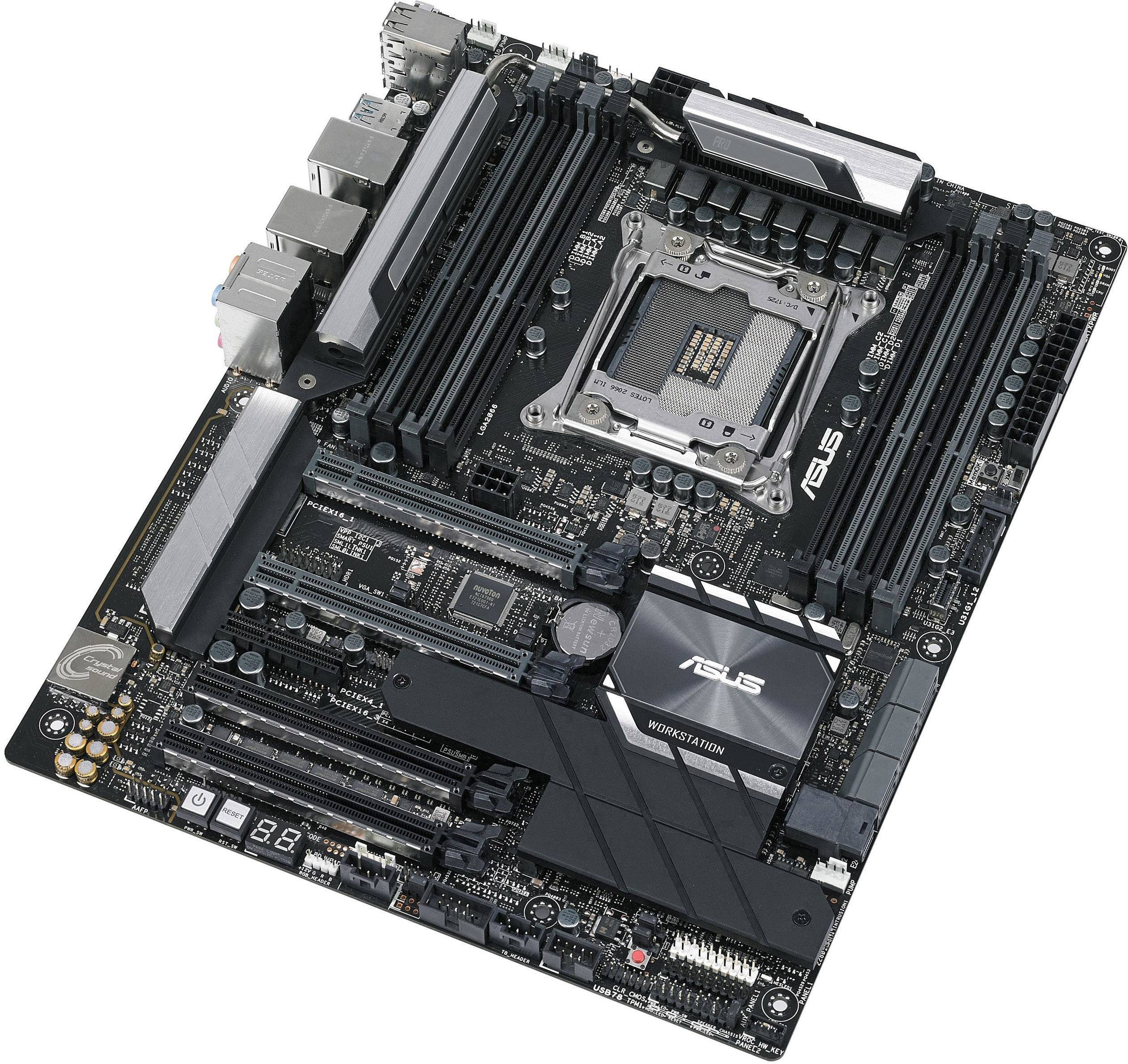 Asus WS C422 PRO/SE Mainboard Sockel (PC) Intel® LGA 2066 Formfaktor (Details) ATX Mainboard-Chipsatz Intel® C422