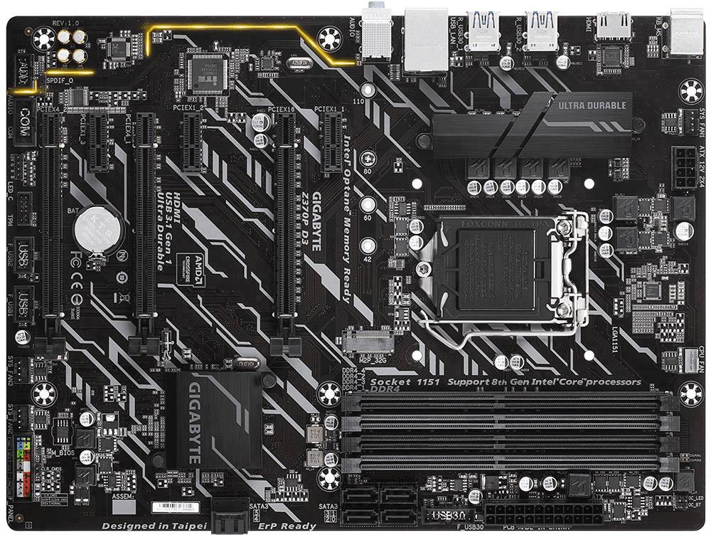 Gigabyte GA-Z370P-D3 (REV. 1.0) (D)