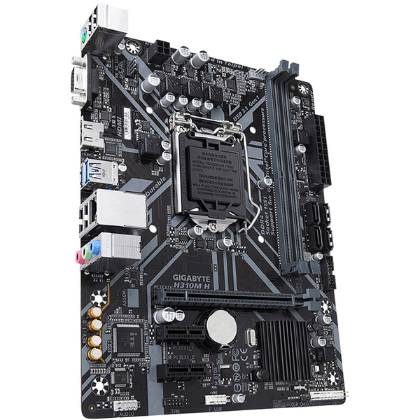 Gigabyte H310M H Mainboard Sockel (PC) Intel® 1151 Formfaktor (Details) Micro-ATX Mainboard-Chipsatz Intel® H310