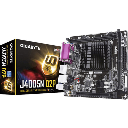 Gigabyte J4005N D2P Intel Mainboard Sockel (PC) SoC Intel® Celeron® Formfaktor (Details) ITX Mainboard-Chipsatz SoC