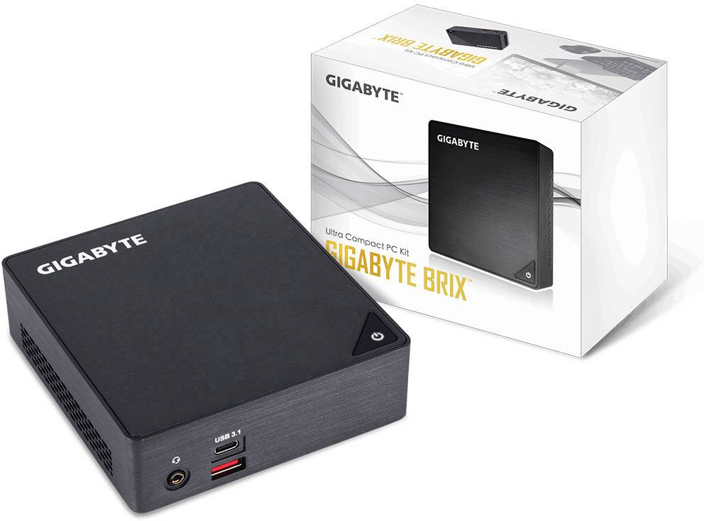Gigabyte BKi5A-7200 Kabylake Brix Barebone Intel® Core™ i5 i5-7200U 2 x 2.5GHz / max. 3.1GHz