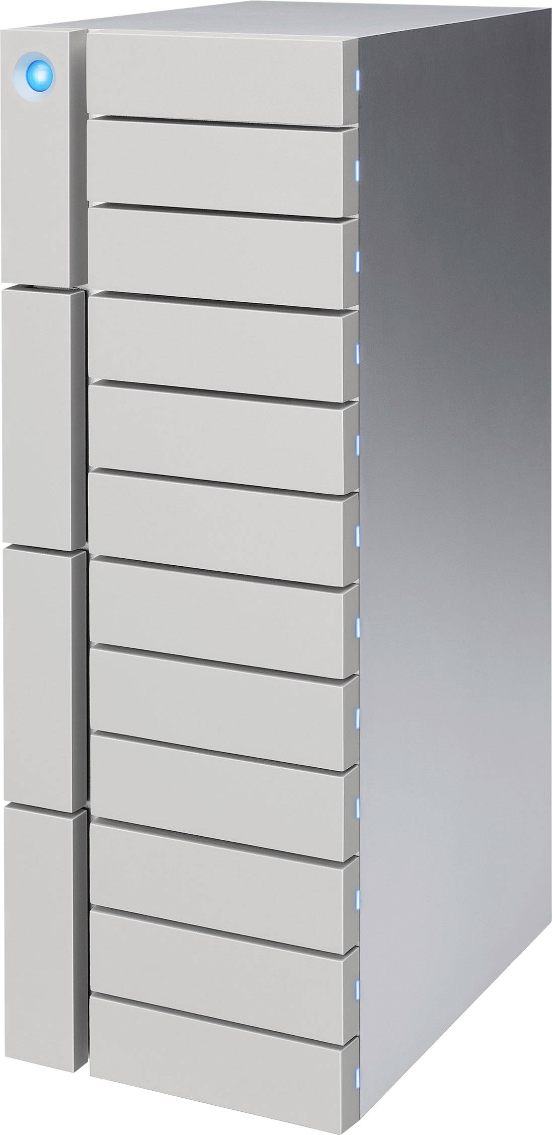 LaCie 12big 48TB Externes Multi-Festplatten-System Thunderbolt 3, USB 3.2 Gen 2 (USB 3.1) Silber STFJ48000400