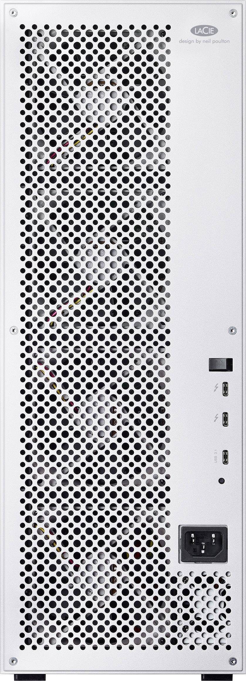 LaCie 12big 48TB Externes Multi-Festplatten-System Thunderbolt 3, USB 3.2 Gen 2 (USB 3.1) Silber STFJ48000400