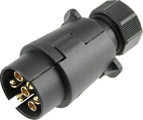 AS Schwabe 60462 Anhänger Stecker [offene Kabelenden - Stecker 7polig] Kunststoff