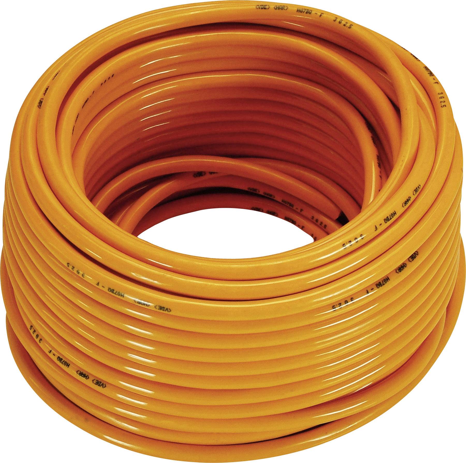 AS Schwabe 59350 Installationskabel H07BQ-F 3 x 1.5mm² Orange 50m
