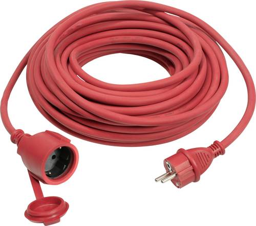 As - Schwabe 60270 Strom Verlängerungskabel Rot 15.00m