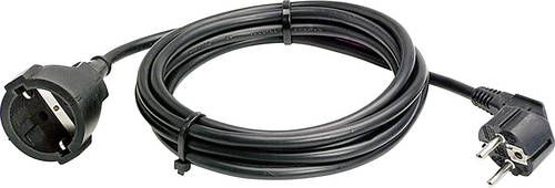 AS Schwabe 50312 Strom Verlängerungskabel Schwarz 3.00 m H05VV-F 3G 1,5 mm²
