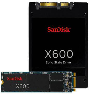 SanDisk X600 1 TB Interne SATA SSD 6.35 cm (2.5 Zoll) SATA 6 Gb/s  SD9SB8W-1T00-1122