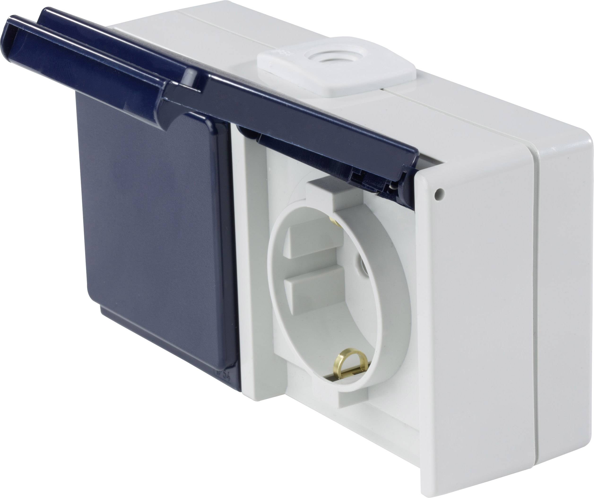 AS Schwabe 62463 Aufputz-Steckdose IP54