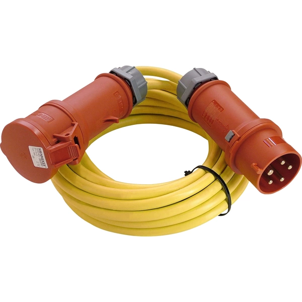 AS Schwabe 60712 Strom Verlängerungskabel 16A Gelb 10.00m N07V3V3-F 5G 1,5mm² mit Phasenwender AS Schwabe 60712 Strom Verlängerungskabel 16A Gelb 10.00m N07V3V3-F 5G 1,5mm² mit Phasenwender