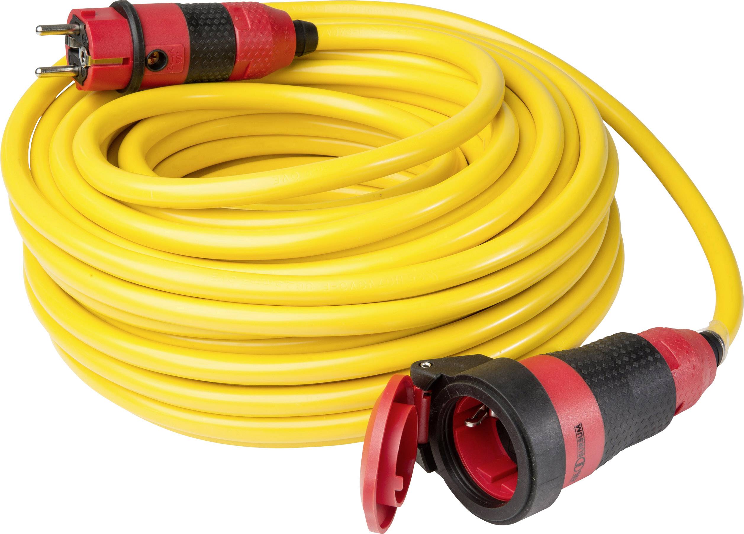 AS Schwabe 62273 Strom Verlängerungskabel 16A Gelb 25.00m AT-N07V3V3-F 3G 2,5mm²