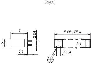 Signal Construct ZAQS 0807 LED-Reihe 8fach Rot (L x B x H) 20 x 7 x 4mm