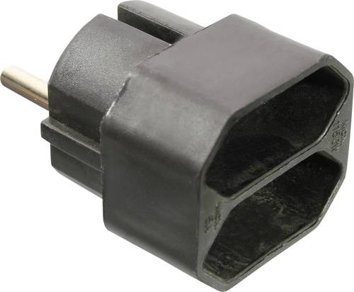 Image of AS Schwabe 48212 Steckdosen-Verteiler Schwarz