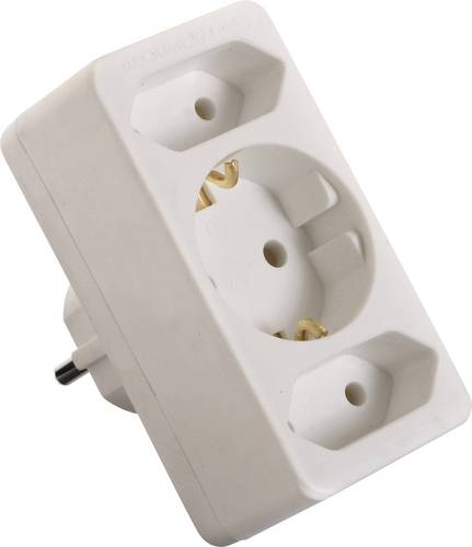 As - Schwabe 49111 Steckdosen-Verteiler Weiß