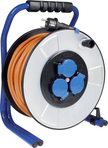As - Schwabe 20641 Kabeltrommel 40.00m Orange Schutzkontakt-Stecker