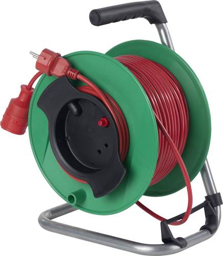 As - Schwabe 12325 Kabeltrommel 50.00m Rot Schutzkontakt-Stecker