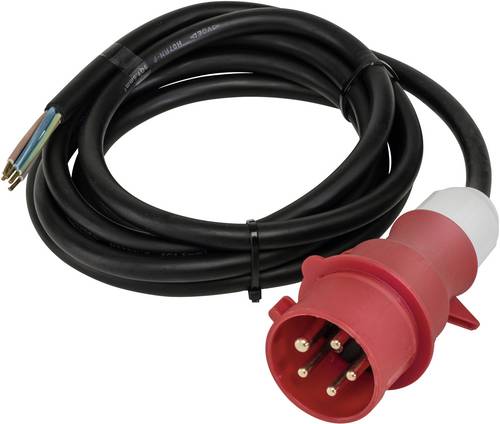 As - Schwabe 70970 Strom Anschlusskabel Schwarz, Rot 5.00m