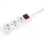 AS Schwabe 11371 Steckdosenleiste mit Schalter Weiß Schutzkontakt 1St. AS Schwabe 11371 Steckdosenleiste mit Schalter Weiß Schutzkontakt 1St.