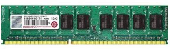 Transcend JetMemory PC-Arbeitsspeicher Modul Industrial DDR3 8 GB 1 x 8 GB ECC 1333 MHz 240pin DIMM CL9 TS8GJMA343H