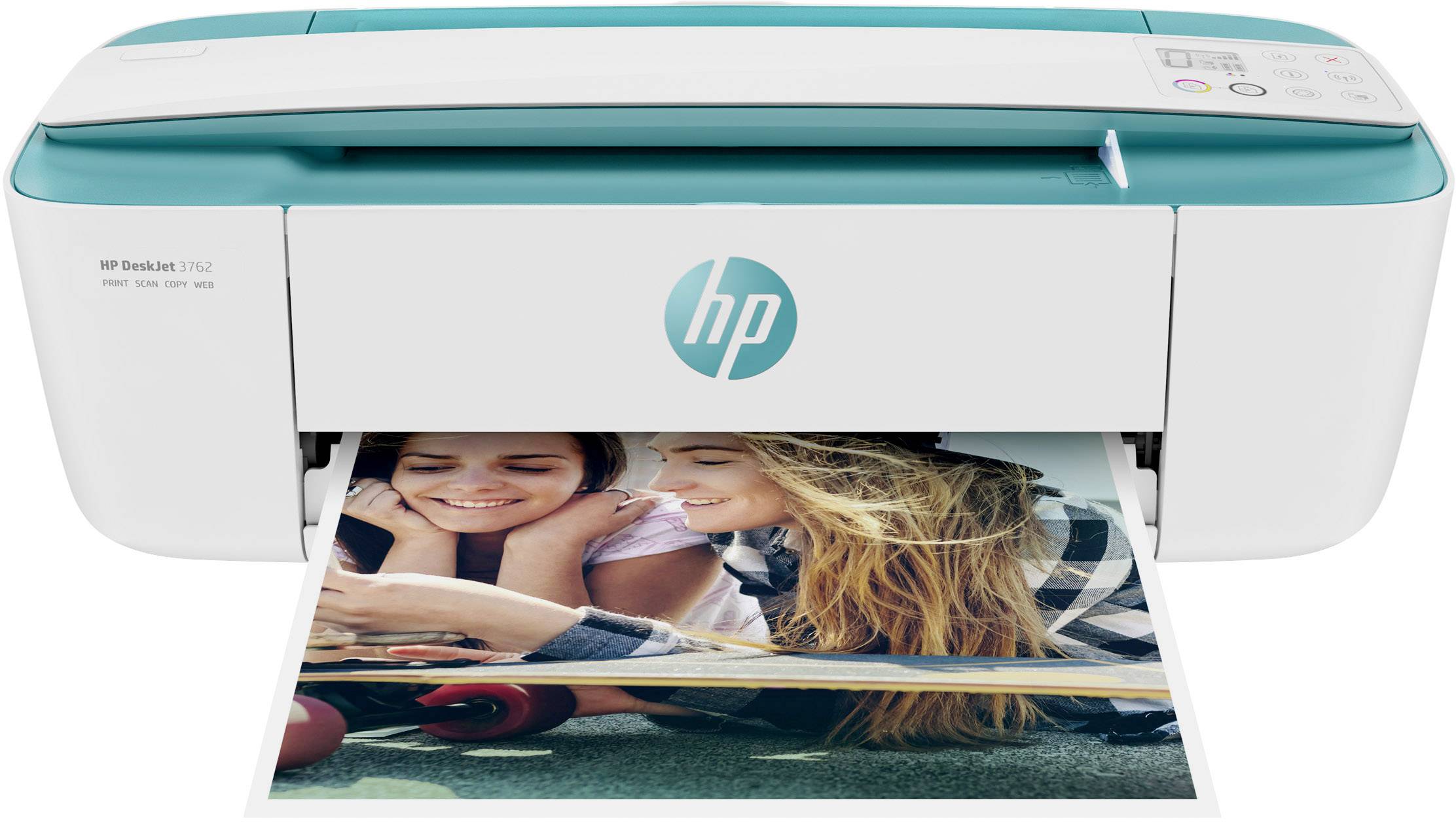 HP DeskJet 3762 Multifunktionsdrucker Tintenstrahl Farbe A4 Drucker, Scanner, Kopierer WLAN, ADF