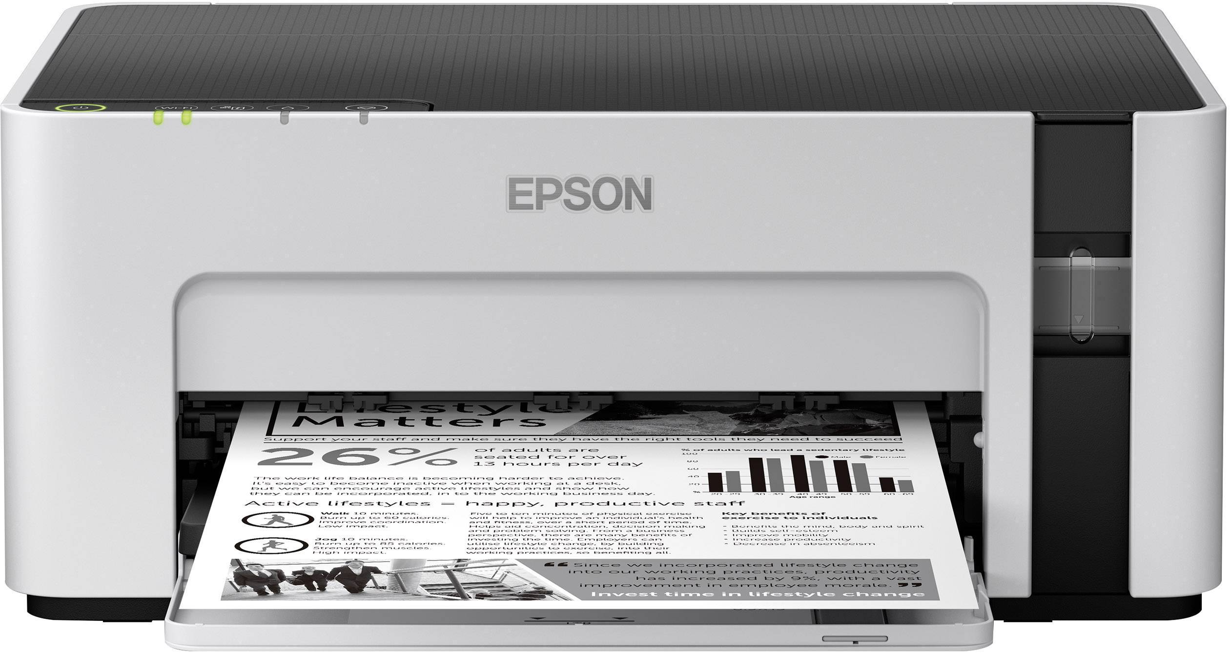 Epson EcoTank ET-M1120 Drucker Tintenstrahl Schwarz-Weiß A4 WLAN, Tintentank-System