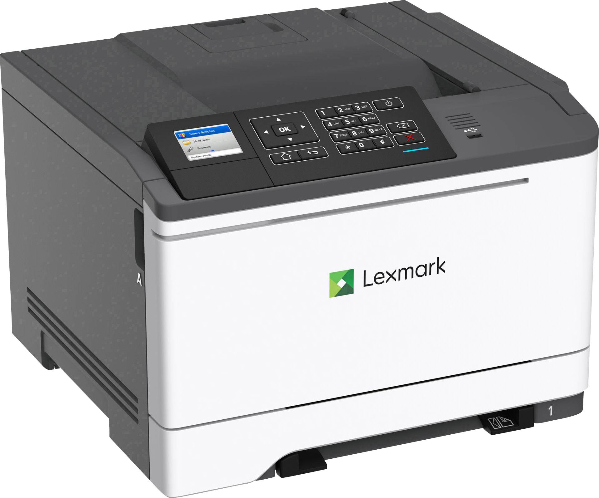 Lexmark C2425dw Farblaser Drucker A4 23 S./min 23 S./min 1200 x 1200 dpi LAN, WLAN, Duplex