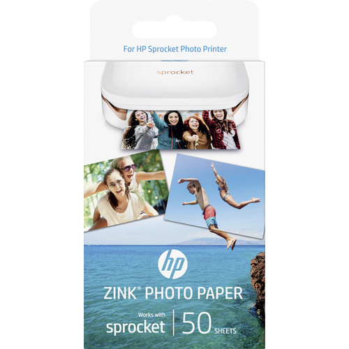 Papier photo pour imprimante photo HP ZINK® PHOTO PAPER 1DE37A 50 feuille(s)