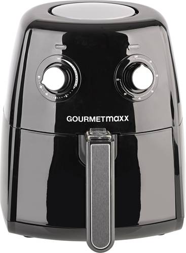 GourmetMaxx 07026 Heißluft-Fritteuse 1500W Schwarz, Silber