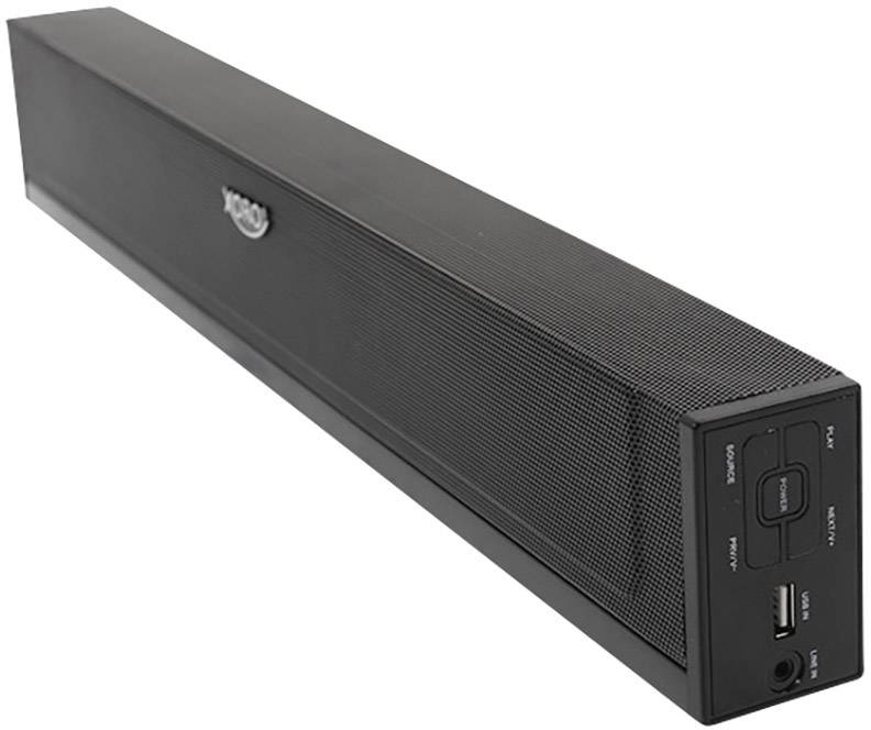 Xoro HSB 50 Soundbar Schwarz Bluetooth®, ohne Subwoofer, Wandbefestigung