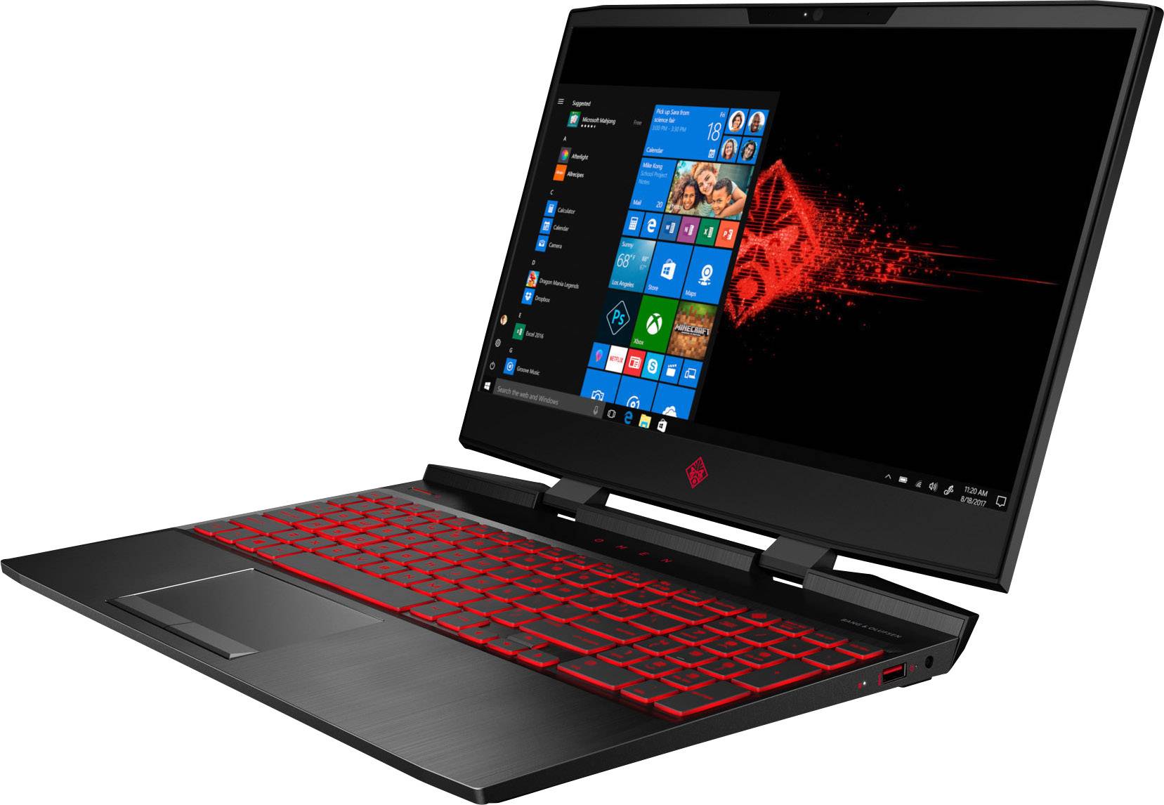 Omen 15-dc0003ng 39.6cm (15.6 Zoll) Gaming Notebook Intel Core i7 i7-8750H 8GB 1024GB HDD 128GB SSD Nvidia GeForce GTX1060