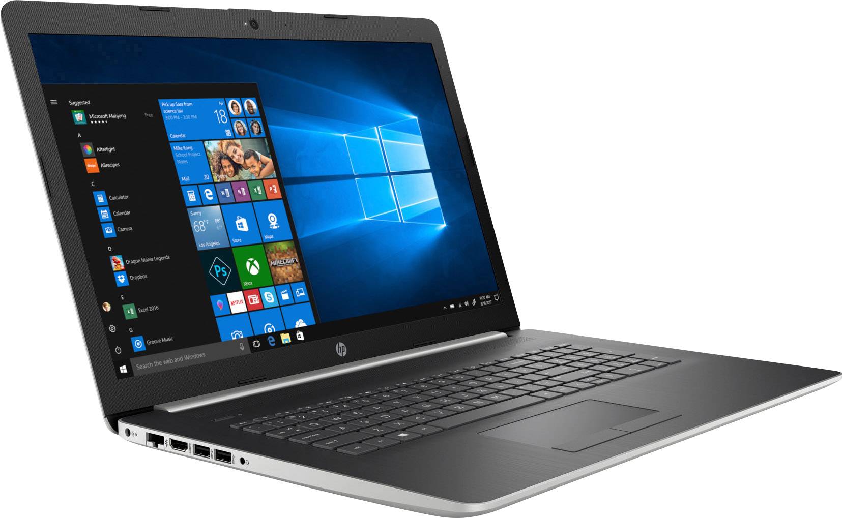 HP 17-ca1451ng 43.9cm (17.3 Zoll) Notebook AMD Ryzen 5 3500U 16GB 256GB SSD AMD Radeon Vega Graphics Vega 8 Windows® 10 Home