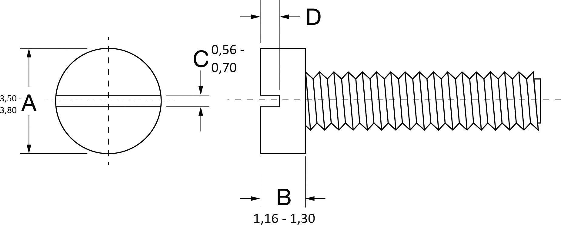 PB Fastener 701455 Zylinderkopfschraube M2 5mm Keramik 1St.